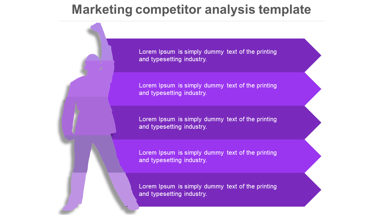marketing competitor analysis template-purple